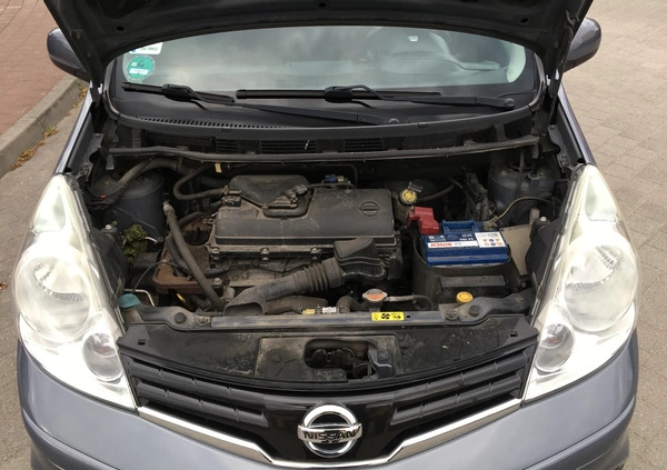 Nissan Note cena 13900 przebieg: 229096, rok produkcji 2011 z Wrocław małe 137